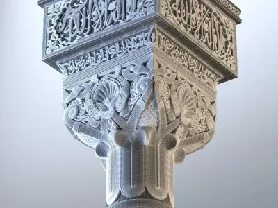 Andalusian Column 3D model
