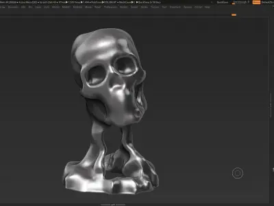 Modern Abstract Decorative sculpture 3d print model 52 3D print model