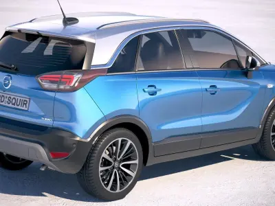 Opel Crossland X 2018 3D model