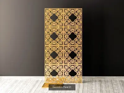 Decorative Panels Pack 6 3D Model Collection
