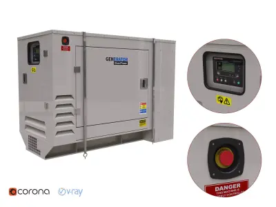 Diesel Generator 3D model