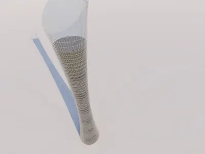 Doha Tower 3D model
