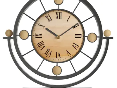 table clock 43 3D model