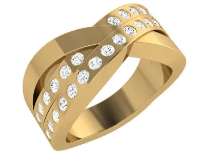 Diamond Twisted Band 4506 3D print model