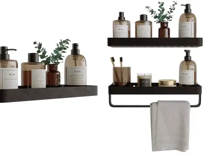 Decorative bathroom set 5 3D model