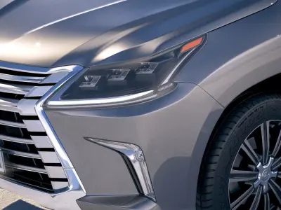 Lexus LX 570 2017 3D model
