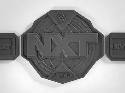 WWE NXT Championship Belt 3D print model