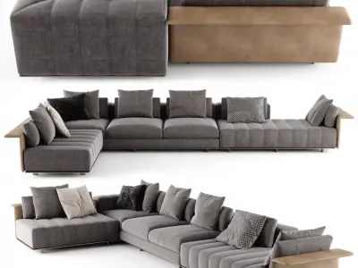 Modern FREEMAN sofa 01 3D model