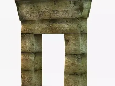 Egyptian Gate 3D model