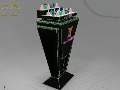 display stand 1  All perfume model are included 3D model