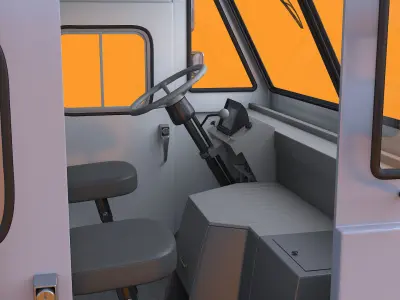 Step Van Truck 3D Model 3D model