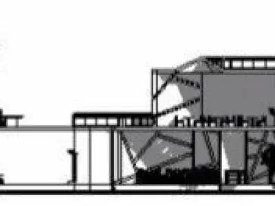 CULTURAL CENTER -compelete revit project -P2 3D model