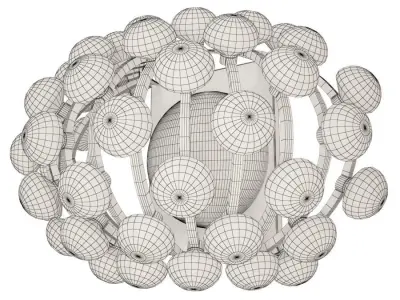 Caboche Wall Lamp Foscarini 3D model