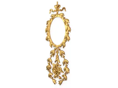Classic decor ornament carved 70 3D model