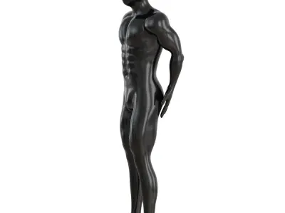 Male abstract mannequin 154 3D model