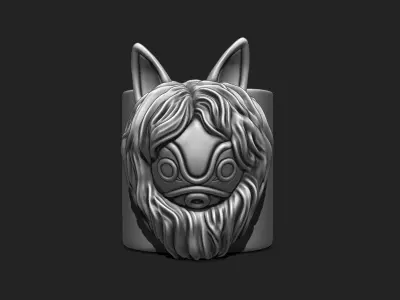 Anime Vase - Stuff Holder - 02 3D print model