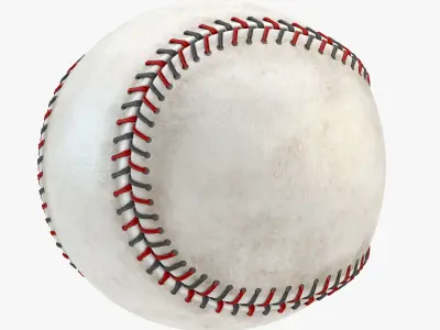 Rawlings ROLB Official League Baseball 4K Low-poly 3D model