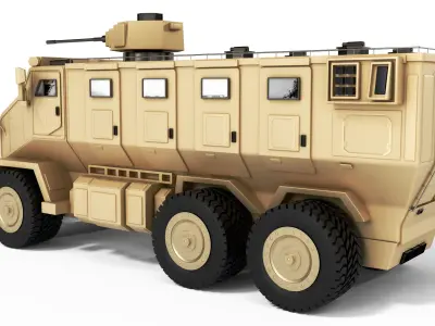 Military AEV 3D model by hugobr - PBR