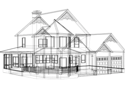 Victorian House 19 -Archimple LLC 3D model