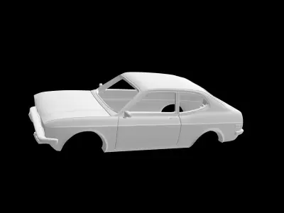 Fiat 128 coupe 3D print model