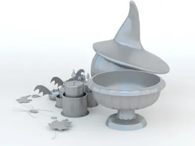 Halloween Set 3D print model