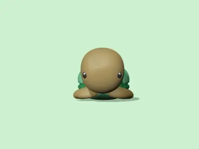  Cute Turtle  3D print model