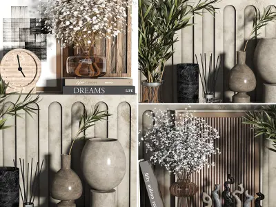 Decorative set 18 3D model