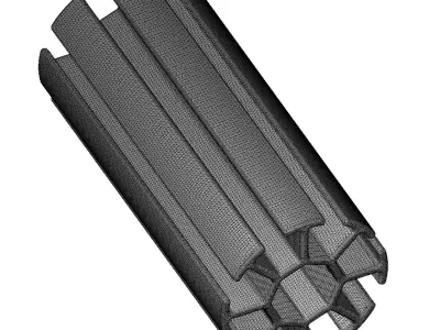 Plastic Exquisite Circular Profile Toy 3D model