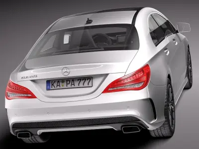 Mercedes-Benz CLA-class AMG 2014 3D model