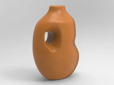 Rura Vase Low-poly 3D model