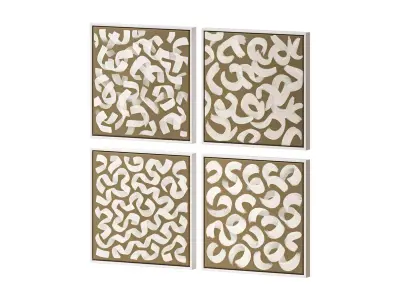 Wall Art Painting 005 3D model