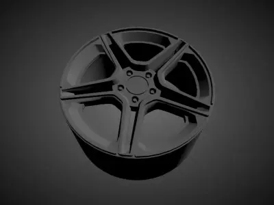 MERCEDES A35 AMG OEM scalable and printable rims 3D print model