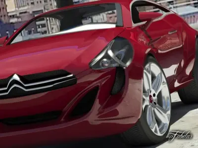 Citroen GQ Concept 2 0 3D model