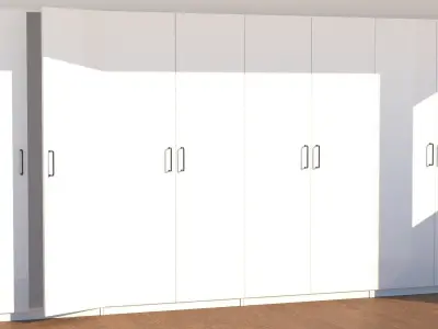 IKEA PAX Cabinet 100x58x201 3D model