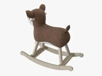 Rocking deer ride-on 3D model