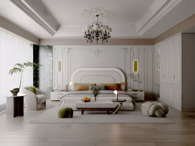 Bedroom Interior 06 3D model