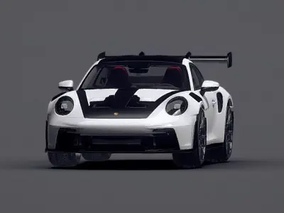 Porsche GT3 RS 3D model by coolme10419