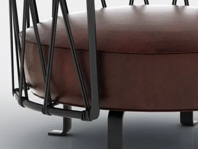 Baxter PEDRO ARMCHAIR 3D model