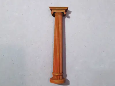 Set of antique columns 3D model