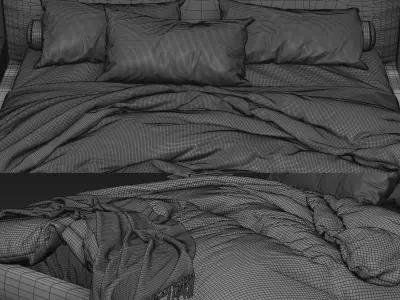 Bed Colection 02 3D model