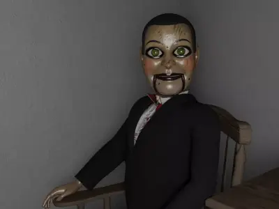 Billy-Evil Dummy Doll - Haunted 3D Model 3D model