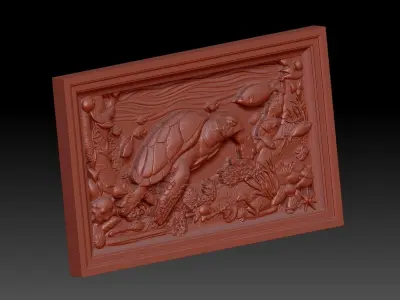  Turtle 3D print model