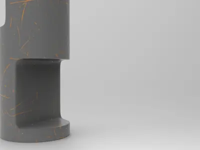 Laopy Stool Low-poly 3D model