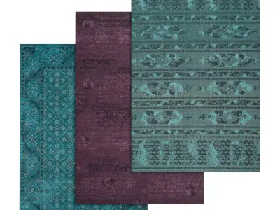 Rug Set 392 3D model