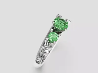 rings 3D print model shop