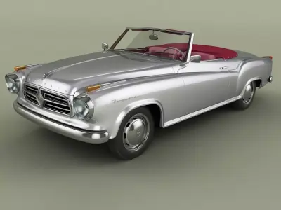 Borgward Isabella Convertible 3D model