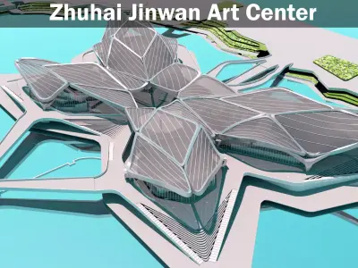 Zhuhai Jinwan Art Center 3D model