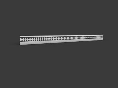patern metal railing Free 3D model