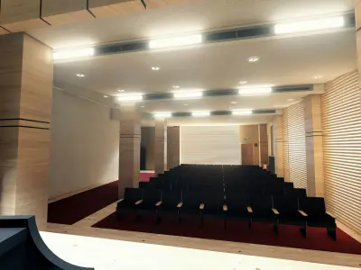 Modern amphitheatre in Greece 3D model