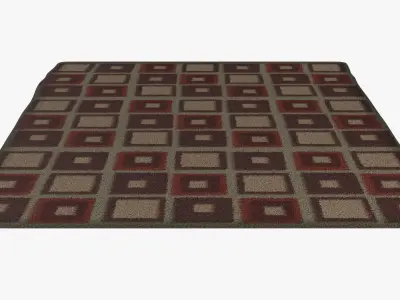 Art Deco Carpet 01 3D model